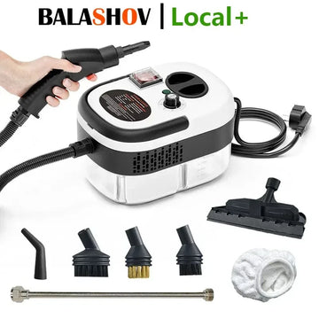 2500W Handheld Steam Cleaner High and Temperature Air Conditioner Kitchen Hood Car Steam Clean Machine Floor and More Cleaning Apsilon