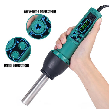 YIHUA Portable Hot Air Station 8858-I LED Digital Display Soldering Station 700W Solder Gun PCB SMD Repair BGA Rework Station Apsilon