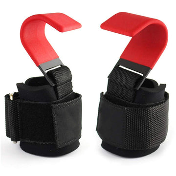 Gewichtheffen Serie - Haak Grepen - Met Pols Wikkels - Grip Ondersteuning - Fitness - Voor Powerlifters en Bodybuilders Apsilon