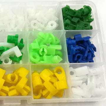 Kalili - Universele Plastiek Deurslotstang Klemmen - Links en Rechts - Auto Bevestigers - Voor Automobilisten - Universeel Model Apsilon