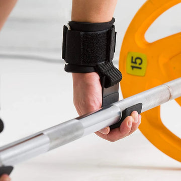 Gewichtheffen Serie - Haak Grepen - Met Pols Wikkels - Grip Ondersteuning - Fitness - Voor Powerlifters en Bodybuilders Apsilon