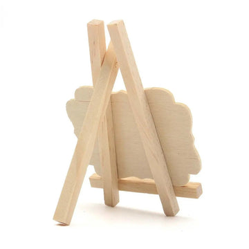 Houten Serie - Mini Schoolbord - Draagbaar - 10 Stuks/Set - Decoratief - Voor Feesten en Bruiloften - Model 10PCS Apsilon