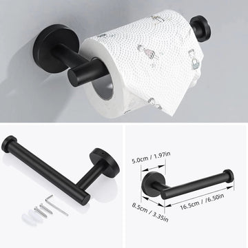 Badkamer Serie - Accessoires Set - RVS Materiaal - Wandmontage - Badkamer Set - Voor Thuisgebruik - Model A1 Apsilon