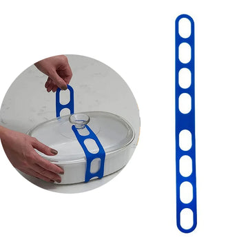 54cm Reusable Lid Strap Silicone Elastic Band Universal Pot Lid Holder for Lunch Box Strap Elastic Band Outdoor Tableware Tool Apsilon