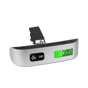 Draagbare Weegschaal - Digitaal LCD Display - Blauw Backlight - Precies Weeg - Voor Reizigers - 50kg Model Apsilon