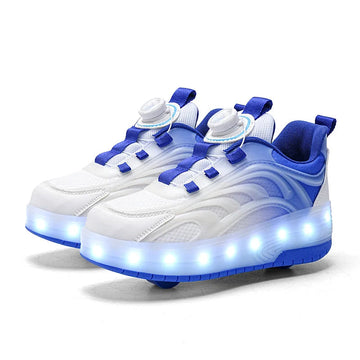 LED Roller Serie - Rollerschaatsen - Lichtgevende Wielen - USB Opladen - Skate - Voor Kinderen - Model Pro Apsilon
