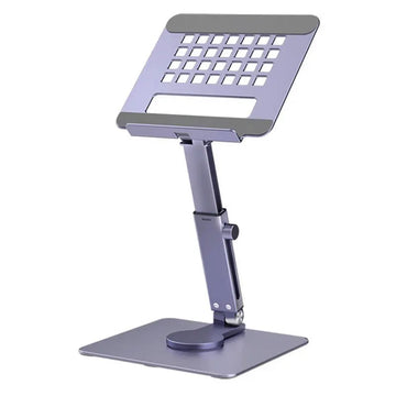 Aluminium Tablethouder 360° Draaibaar Opvouwbaar Verstelbaar Standaard Voor iPad Gebruikers 4-14 Inch Model Apsilon