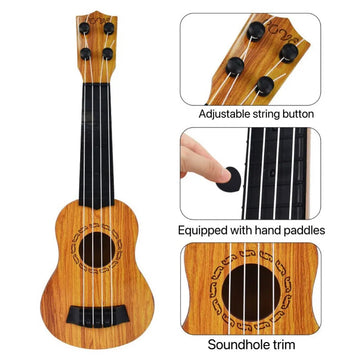 Kindermuziek Serie - Gitaar Speelgoed - Snaartype Spelen - Niet-elektrisch - Muziekinstrument - Voor Kinderen - 35cm Model Apsilon