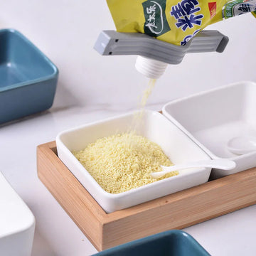 Screw Cap Sealing Clip Seasoning Bag Milk Powder Salt Bag Sealing Clip Snack Food Preservation Clip Gadget Kitchen Accessories Apsilon