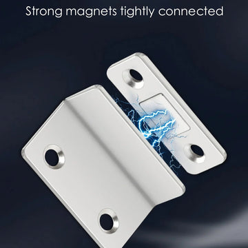 Magnetische Serie - Deursluiting - Onzichtbaar - Zonder Boring - Magnetisch - Voor Kasten en Schuifdeuren - 2 Stuks Apsilon