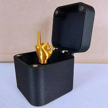 Grappige Grap Serie - Decoratie Cadeau - Creatief Ontwerp - Grappige Doos - Middelvinger - Voor Gasten - Model 2023 Apsilon