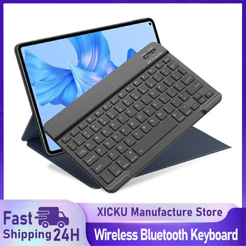 Bluetooth Serie Toetsenbord - Draadloos - Multi-Platform - Compact - Voor iPad Gebruikers - Model 7/10 Inch Apsilon