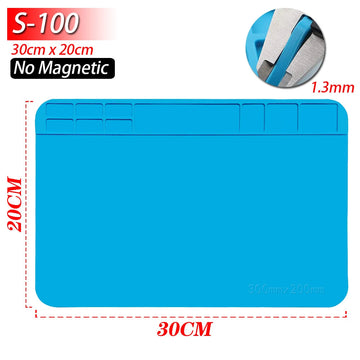 Silicone - Soldeermat - Hittebestendig 932°F - Antistatisch - Magnetisch - Soldeer - Voor Elektronica Reparateurs Apsilon