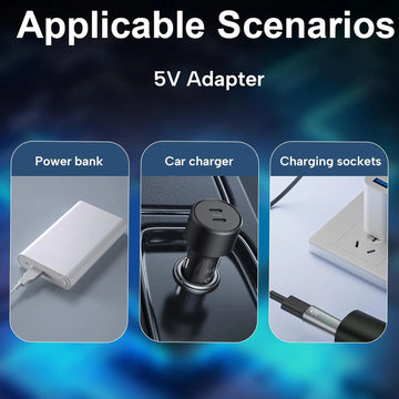 Brangdy 5V Type-C Shaver Adapter Charger Converter Fit for Philips Norelco OneBlade QP2724 QP2834 QP1424 QP1924 QP4631 Shaver Apsilon