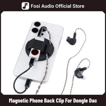 Mobile Phone Magnetic Back Clip Magnetic Dac holder For DS3/DS2 Dongle DAC/Wired IEM Earphones Apsilon