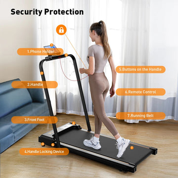 Formill FT51 - 2-in-1 Loopband - Snelheid tot 10km/h - Installatievrij - Elektrische Loopband - Voor Thuisgebruik - Model FT51 Apsilon