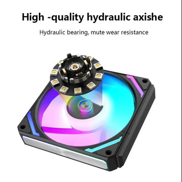 UPSIREN WF-120 ARGB PWM 3PCS Chassis fanARGB120mm/4PIN PWM/ Magic Color Wireless Stitching Computer heat dissipation fan Apsilon