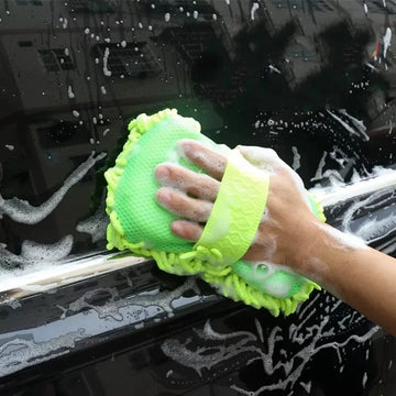 Microvezel Autowas Spons - Zacht en Absorberend - Diepe Reiniging - Autodetailing Set - Voor Autoliefhebbers - Standaard Model Apsilon