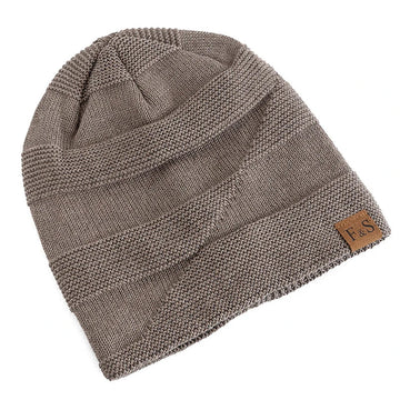 Winter Collectie - Beanie Muts - Slouchy Design - Met Bont Voering - Gebreide - Voor Heren en Dames Apsilon
