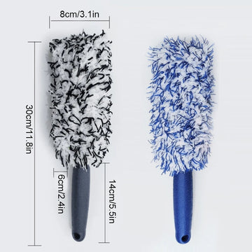 SEAMETAL - Auto Wiel Reinigingsborstel - Draagbaar - Pluche - Wastool - Voor Autodetailing - Model Apsilon