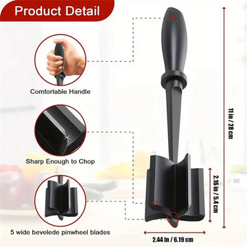1pc Meat Chopper, Meat Shredder, Heat Resistant Suitable For Hamburger Meat Ground Beef Smasher Apsilon