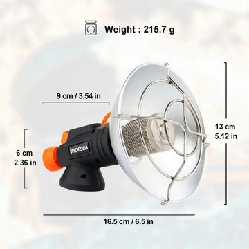 Draagbare Kampeerverwarmer - Snel Opwarmend - Gaslekkagebestendig - Buiten - Voor Kampeerders - Model WS001 Apsilon
