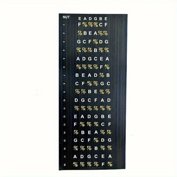 Gitaar - Fretboard Stickers - Leren Noten - Gelamineerd Vinyl - Notenkaart - Voor Beginnende Gitaristen - Standard Model Apsilon