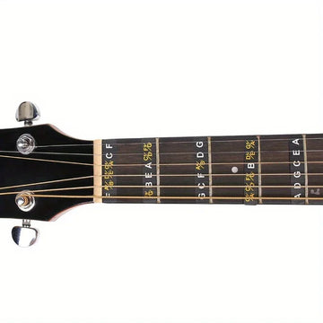 Gitaar - Fretboard Stickers - Leren Noten - Gelamineerd Vinyl - Notenkaart - Voor Beginnende Gitaristen - Standard Model Apsilon