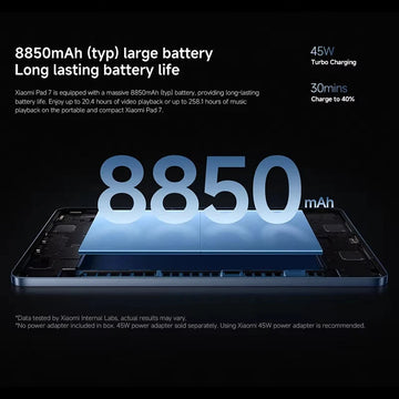 Xiaomi - Tablet - Snapdragon 7+ Gen 3 - 3.2K 144Hz Display - Krachtig - Voor Gebruikers - Pad 7 Apsilon