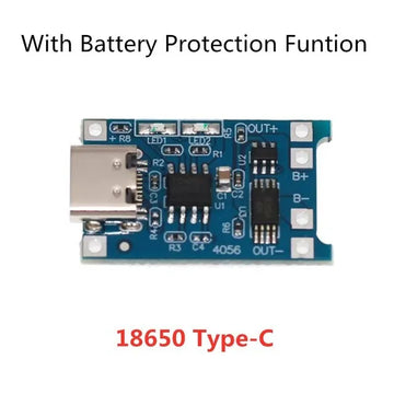 2/5PCS 5V 1A Micro/Type-c/Mini 18650 TP4056 Lithium Battery Charger Module Charging Board With Protection Dual Functions Li-ion Apsilon
