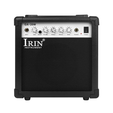 IRIN - Elektrische Gitaarversterker - 20W - Afstemmingsfunctie - Gitaar - Voor Gitaristen - GA-20W Apsilon