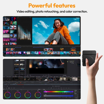 Ulanzi D100H Dial Creative Controller Video Editing Assistant for Youtube Tiktok PR PS Support Bluetooth Key Production Console Apsilon