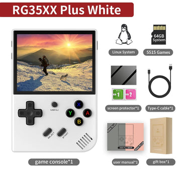 Anbernic RG35XX Plus - Retro Handheld Spelconsole - 5000+ Klassieke Spellen - Draadloze Controller - Gaming - Voor Gamers - Model RG35XX Plus Apsilon