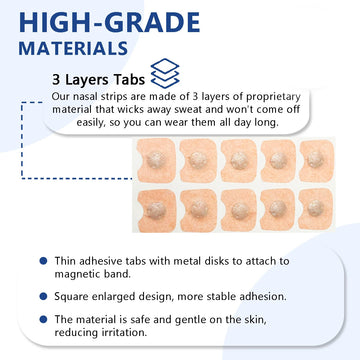 Nasal breathing dilators Magnetic Nasal Strips Increase Air Intake Improve Sleep Quality Reduce Snoring Apsilon