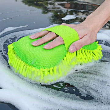 Microvezel Autowas Spons - Zacht en Absorberend - Diepe Reiniging - Autodetailing Set - Voor Autoliefhebbers - Standaard Model Apsilon