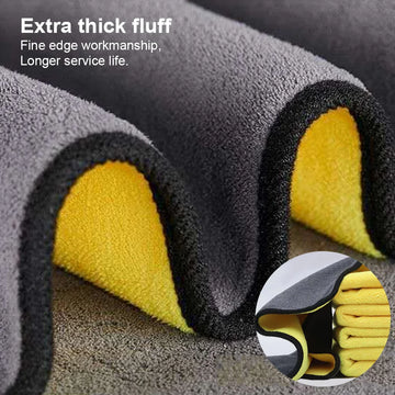 Car Wash Microfiber Towel 30x30/60CM Car Cleaning Drying Cloth Hemming Car Care Cloth Detailing Car Wash Towel Apsilon