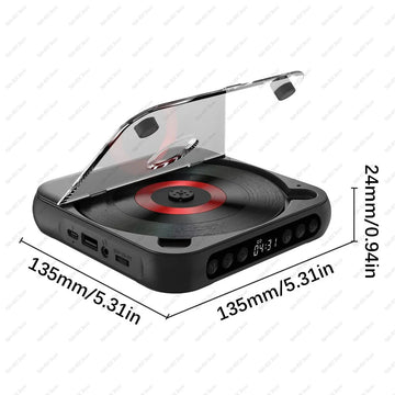 KC-918 - Draagbare Bluetooth CD-speler - Multi-Mode - Stofdicht - Muziekspeler - Voor Muziekliefhebbers - Model KC-918 Apsilon