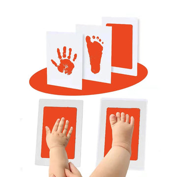 Newborn Baby - DIY Hand- en Voetafdruk Set - Inktkussens - Fotolijst - Souvenir - Voor Baby's 0-6 Maanden Apsilon