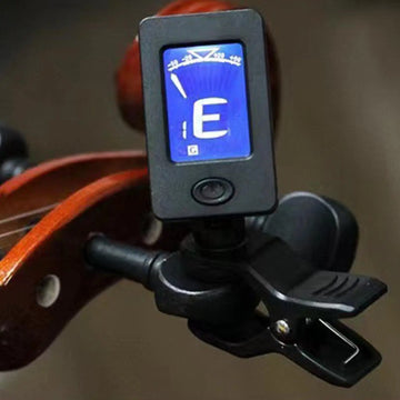Professional Clip-On 360 Degree Acoustic Guitar Tuner LCD Screen Electric Digital Tuner For Acoustic Guitar Ukulele Accessories Apsilon