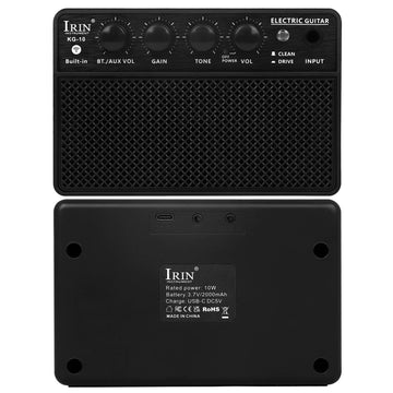 IRIN - Elektrische Gitaarversterker - 20W - Afstemmingsfunctie - Gitaar - Voor Gitaristen - GA-20W Apsilon