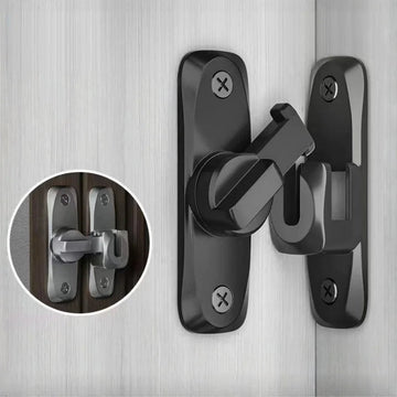 Schuifdeur - Flip Deurslot - 90/180 Graad - Zinklegering - Beveiliging - Voor Thuisgebruikers - Standaard Model Apsilon