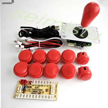 ARCADE Joystick Copy SANWA Game Machine Arcade Console DIY Kit Push Buttons For PC Raspberry Pi Zero Delay USB Board Controller Apsilon