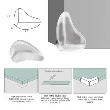 Baby Veiligheid - Siliconen Protector - Siliconen Materiaal - Hoek Bescherming - Veiligheid - Voor Kinderen - 10 Stuks Apsilon