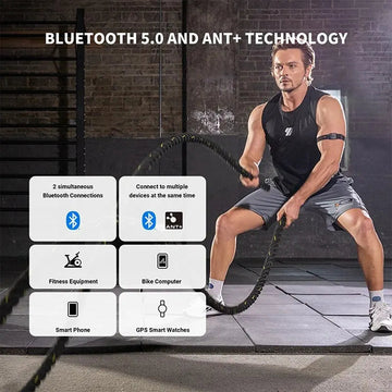COOSPO - Armband Hartslagmeter - Nauwkeurige Meting - Hartslag Zones - Sport - Voor Fitness Gebruikers - HW9 Apsilon