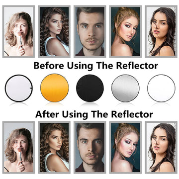 Reflectors Serie - Reflector - 5-in-1 - Opvouwbaar - Fotografie - Voor Fotografen - Model 30cm Apsilon