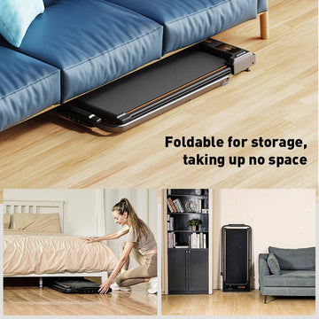 Formill FT51 - 2-in-1 Loopband - Snelheid tot 10km/h - Installatievrij - Elektrische Loopband - Voor Thuisgebruik - Model FT51 Apsilon