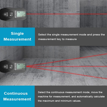 Pracmanu 30M Laser Rangefinder Digital Distance Meter High Precision Mini Laser Rangefinder USB Rechargeale Measurement Tool Apsilon
