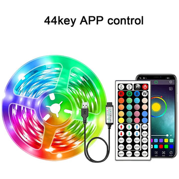 RGB Serie LED Strip met App Bediening en Flexibel Lint Verlichting voor Kamer Decoratie Model RGB5050 Apsilon