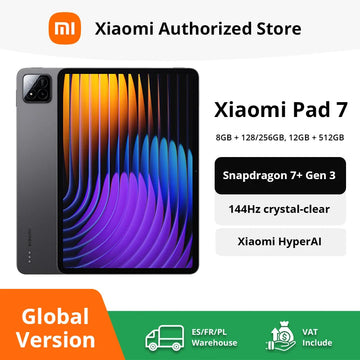 Xiaomi - Tablet - Snapdragon 7+ Gen 3 - 3.2K 144Hz Display - Krachtig - Voor Gebruikers - Pad 7 Apsilon