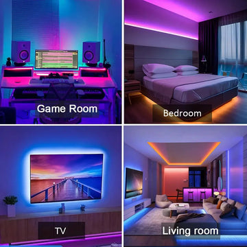 RGB Serie LED Strip met App Bediening en Flexibel Lint Verlichting voor Kamer Decoratie Model RGB5050 Apsilon